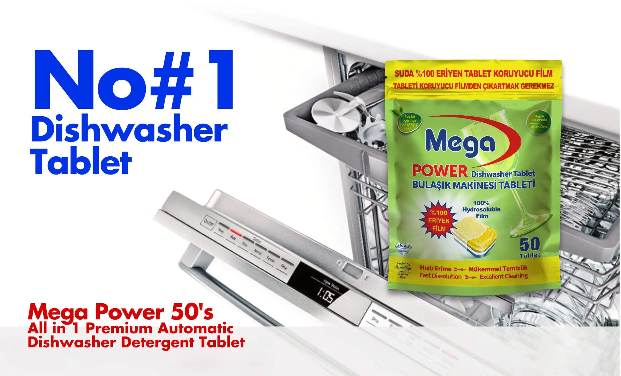 Mega Tenova Dishwasher Tablet